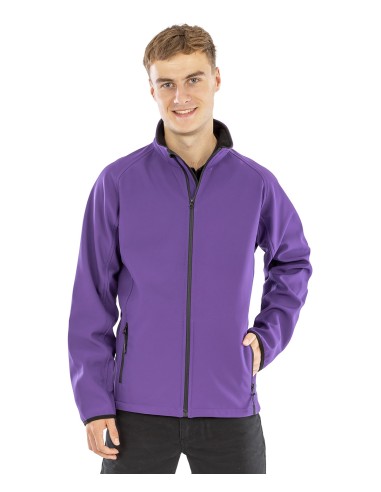 R-R231M-Men's Printable Softshell Jacket with Recycled Fleece Inner